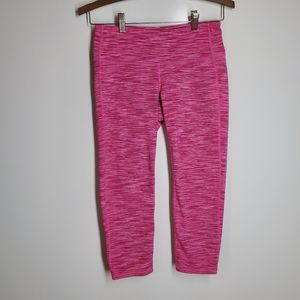 Athleta Pink Marbled Leggings.  Size S